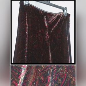 Women's size 8 Ralph Lauren paisley maxi skirt